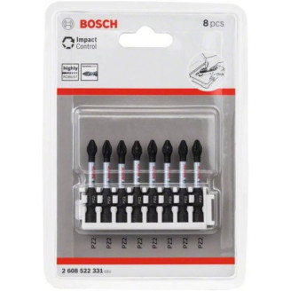 PRO Касета ударних біт Bosch  Impact Control 55 мм PZ2 8шт