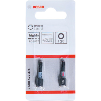 PRO Impact Control T20 25мм біти  2шт