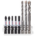 Кассета ударных бит Impact Control 50 мм 5 шт и сверл Hex-9 Ceramic 3 шт