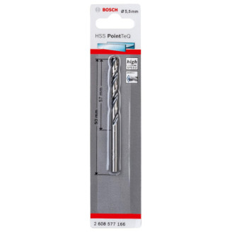1 HSS PointTeQ Bosch Cвердло 5.5 мм
