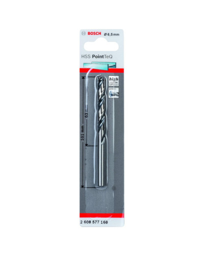 1 HSS PointTeQ Bosch Cвердло 6.5 мм  - фото 2