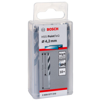 10 HSS PointTeQ свердел 4.2 мм Bosch