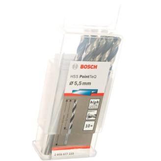10 HSS PointTeQ свердел 5.5 мм Bosch