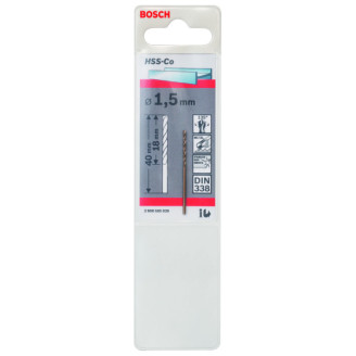 1 HSS-CO Bosch Свердло 1.5 мм