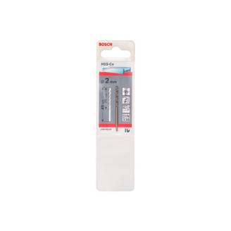 1 HSS-CO Bosch Свердло 2 мм