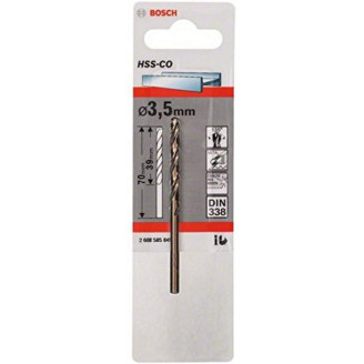 1 HSS-CO Bosch Свердло 3.5 мм