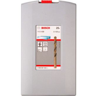 PRO Набір свердел HSS-Co 25 шт ProBox D1-13