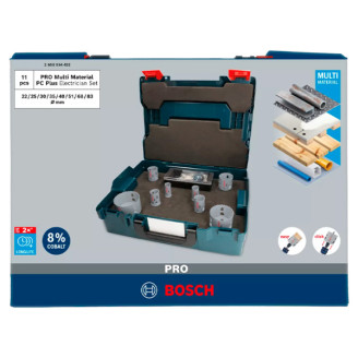 PRO Набір коронкових свердел Multi Material PC Plus, 11 шт.