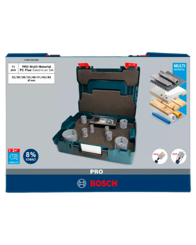 PRO Набір коронкових свердел Multi Material PC Plus, 11 шт.  - фото 2