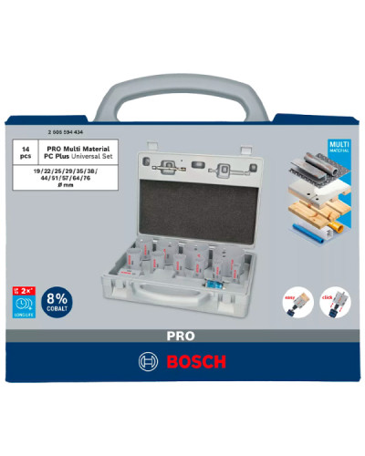 PRO Набір коронкових свердел Multi Material PC Plus, 14 шт.  - фото 3