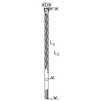 Бур SDS plus-5, 10x950x1005