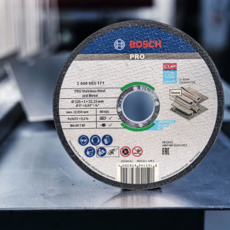 Відрізний круг Bosch pro for inox 125*1мм