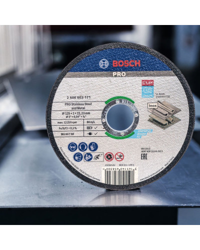 Відрізний круг Bosch pro for inox 125*1мм  - фото 5