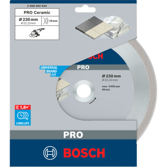 PRO Алмазный диск Best for Ceramic230-22,23