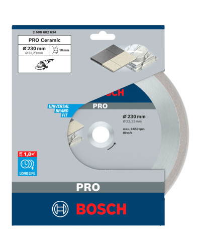 PRO Алмазний диск Best for Ceramic230-22,23  - фото 2