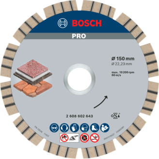 PRO Алмазный диск Best for Stone150-22,23