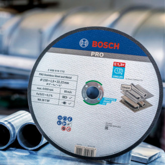 PRO Отрезной круг Bosch PRO по нержавеющей стали и металлу 230мм