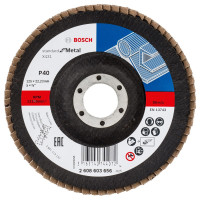 Пелюстковий шліфкруг Bosch X431 Standard for Metal, 125 мм, K40 кут.