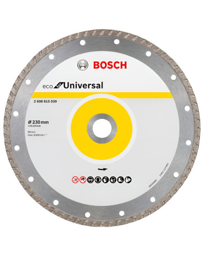 Алмазний диск ECO Univ.Turbo 230-22,23