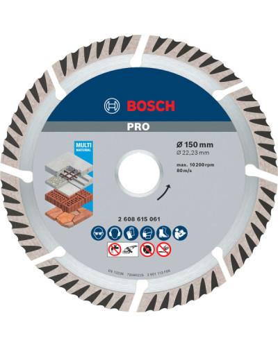 PRO Алмазний диск Stf Universal150-22,23