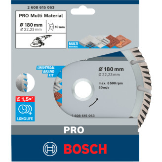 PRO Алмазный диск Stf Universal180-22,23