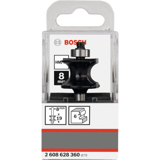 Фреза напівкругла Std S8 / R6 / L19