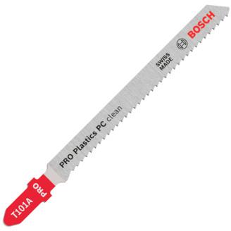 PRO 5 Лобзиковая ПЫЛЬЦА T 101 А Clean for Polycarbonate, HSS, 100 мм
