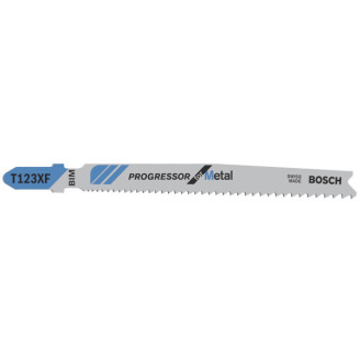 PRO 25 Лобзикових ПИЛОК Т 123 ХF Progressor for Metal, BIM, 100 мм
