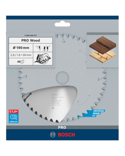 Пильний диск Bosch 190x26x30 мм 48 OPTILINE  - фото 2