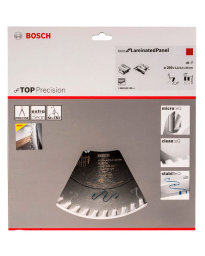 Пильний диск Bosch 250x30x48T LAM PANEL  - фото 2