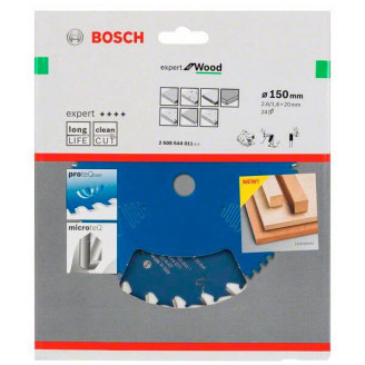 Пильний диск Bosch 150x20x2.6 / 1.6x24T Expert for Wood