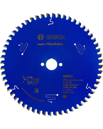 Пильний диск Bosch 184x20x2.6 / 1.6x56T Expert for Aluminium