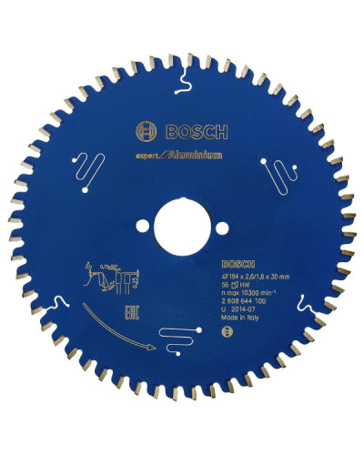 Пильний диск Bosch 184x30x2.6 / 1.6x56T Expert for Aluminium