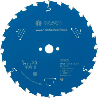 Пильный диск Bosch 184x16x2/1.3x24T Expert for Construct