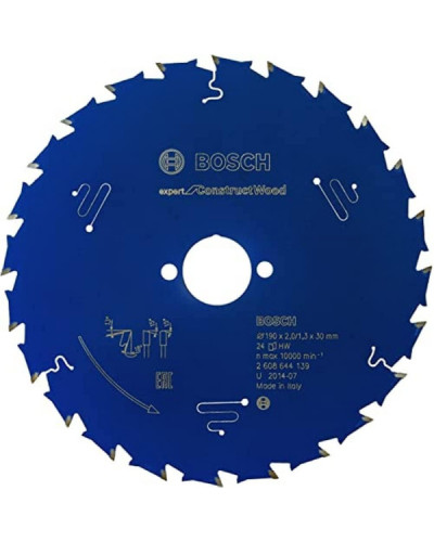 Пильный диск Bosch 190x30x2/1.3x24T Expert for Construct