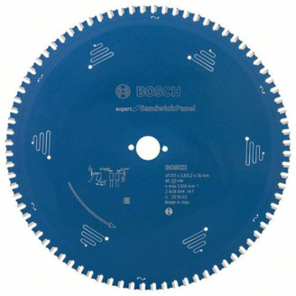 Пильний диск Bosch 355x30x2.6 / 2.2x80 Expert for Sandwich Panel