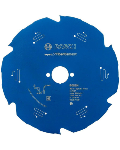 Пильний диск Bosch 210x30x2.2 / 1.6x6 T Expert for Fiber Cement
