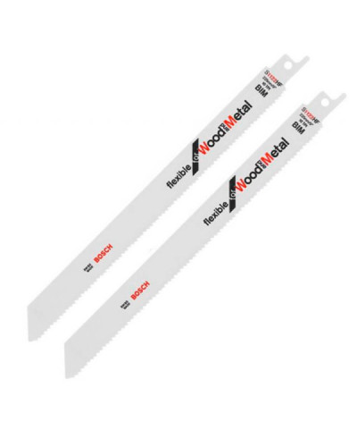 2 шабельні пилки S 1122 HF Flexible for Wood and Metal Bosch