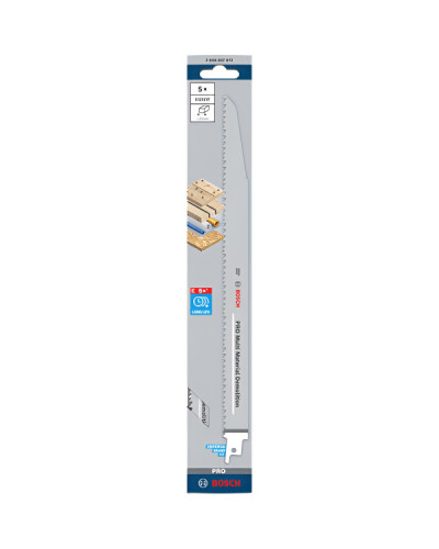 Полотно PRO Multi Material для демонтажу S1210VF, 16x22x300 мм, 5 шт.  - фото 2