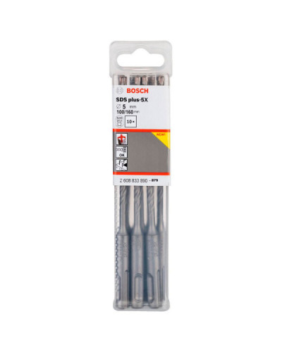 10 Бурів Bosch PRO SDS plus-5X 5x100x160мм  - фото 2
