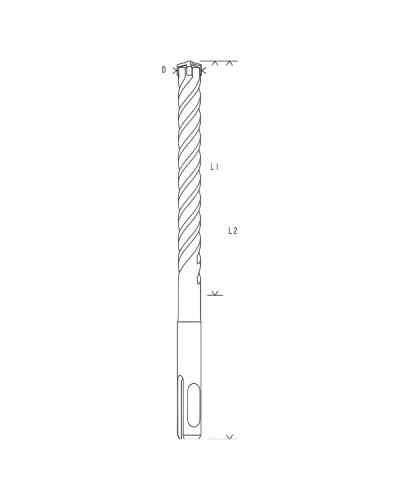 10 Бурів Bosch PRO SDS plus-5X 5x100x160мм  - фото 5