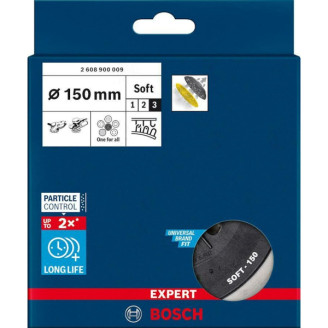 Шліфувальна пластина з отворами soft, 150 mm
