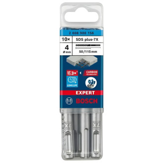 10 Буров Bosch SDS Plus-7X д/арм.бетона 4x50x115мм EXPERT