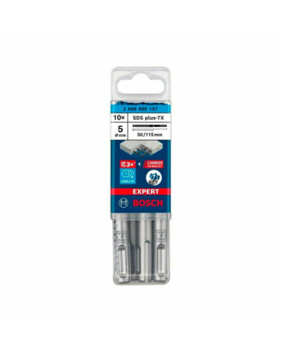 10 Бурів Bosch SDS Plus-7X д / арм.бетона 5x50x115мм EXPERT  - фото 2