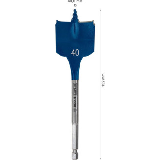 Перовое сверло Self Cut Speed, 40 x 152 mm