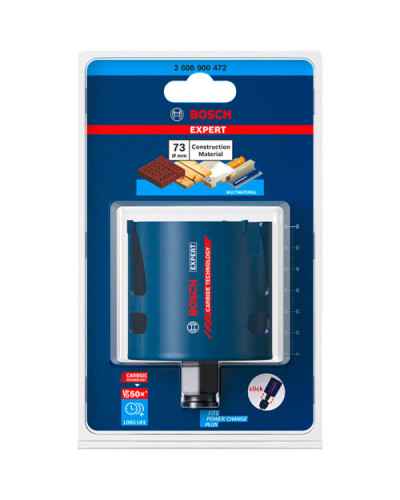 Коронка Expert ConstructionMaterial 73mm  - фото 2
