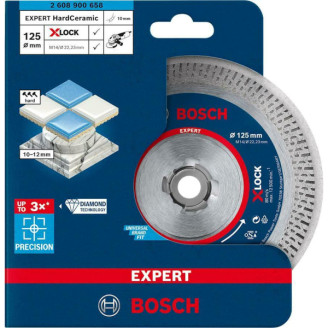 X-LOCK Алмазний диск Hard Ceramic 125 x 22,23 x 1,6 x 10 мм