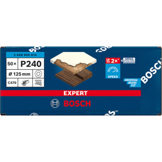 50 шлифовальных листов ExC470, S1261, G240, Hook&Loop
