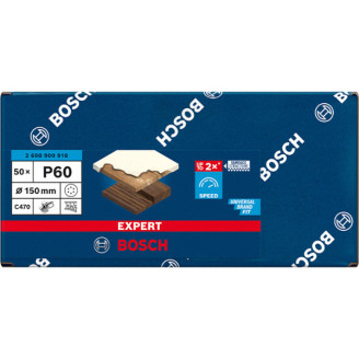 50 шлифовальных листов ExC470, S1261, G60, на липучке