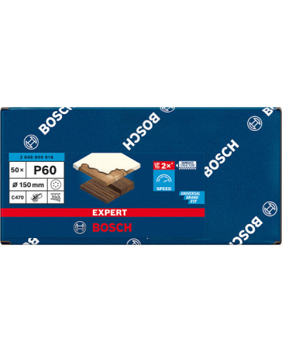 50 шліфлистів ExC470, S1261, G60, Hook&Loop  - фото 2
